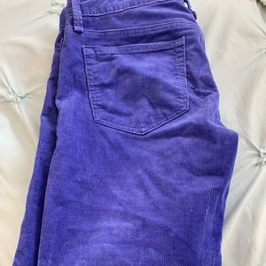 Super cute purple/blue cords. Cozy for fall!